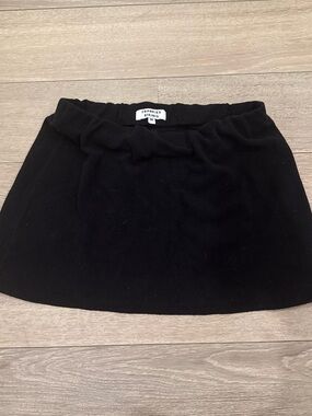 Frankie’s bikinis black mini skirt